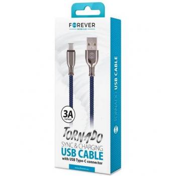 Forever Tornado USB-C Datenkabel 3A für Smartphones
