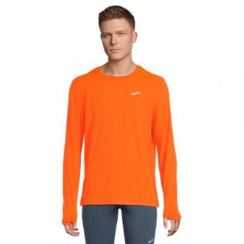 BROOKS Langarmshirt Atmosphere 3.0 für Herren, orange M