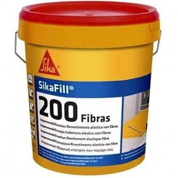 Pintura Negra con Fibras de Vidrio SikaFill 200