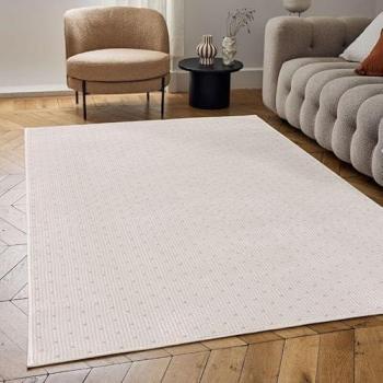 Carmel Grey Dot Pattern Soft Pile Floor Covering