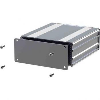 Caja de Aluminio Anodizado Plateado RS PRO 160x108.5x45mm