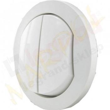 Enjoliveur Double Céliane IP44 Blanc
