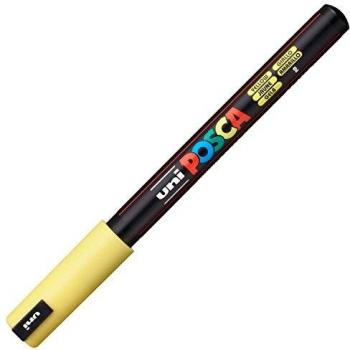 MARQUEUR POSCA POINTE CONIQUE ULTRA FINE JAUNE 0.7MM