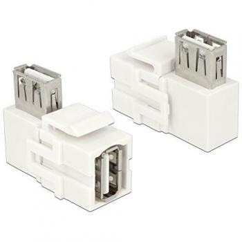 Conector Keystone USB 2.0 Hembra 90° DeLOCK