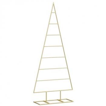Arbre de Noël Doré en Métal 125 cm VidaXL
