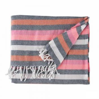 Multicolor Throw Blanket Bundle – 40x34x24.5 cm – Domestic Gift Decor S3626304