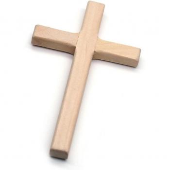 Large DIY Wooden Cross 12cm (4.7in)