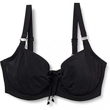 Dorina Sujetador de baño Fiji Curves Top D17027A, Negro, Talla 100C