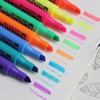 8 Colors Neon Highlighter Markers