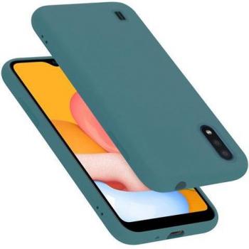 Cadorabo Cover Verde – Protezione Liquida Samsung A01