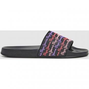 Chanclas Slider Set negro Pepe Jeans para mujer