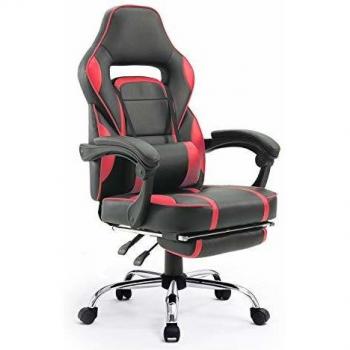 Fauteuil Ergonomique Noir et Rouge Link