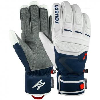 Guanti da sci bianchi Reusch Alexis Pinturault unisex taglia 7.5