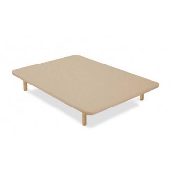 Base Estofada em Tecido 135x200 cm Bege TAPIFLEX AD