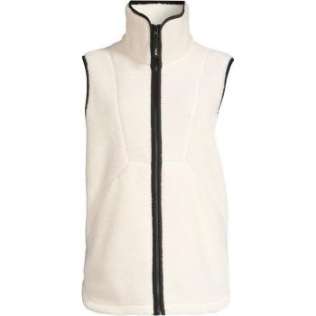 Casall Gilet Soft White Cream, High Collar, Medium Size