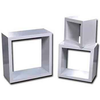 VidaXL 6x Regalwürfel Weiß MDF