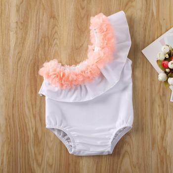 Bañador para hermanas con diseño de hoja de loto
