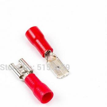 Cosses 100× Isolées FDD/MDD, 0.5‑1.5 mm câble