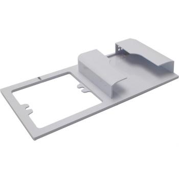 Wall phone holder with charging support