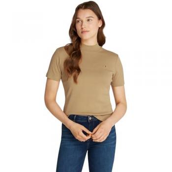 Tommy Hilfiger Kurzarmshirt New Cody in Safari Canvas