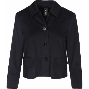 Marc Cain Blazer mit Umlegekragen, Dunkelblau, Größe 44