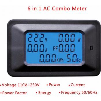 Testeur Multi‑Fonctions 100A/20A – Tableau LCD de Surveillance
