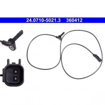 Capteur (vitesse de rotation des roues) ATE 24.0710-5021.3 Gauche