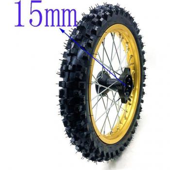 Ruedas de 14 Pulgadas para Pit Bike con Llantas de Aluminio