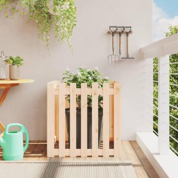 Vidaxl Wooden Planter with Fence