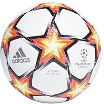 Adidas Champions League Pro PS Ball, Unisex, Weiß/Rot/Amasol/Schwarz