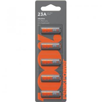Batteries Alcalines 23A / MN21 – Lot 5 – Haute Résistance à la Décharge