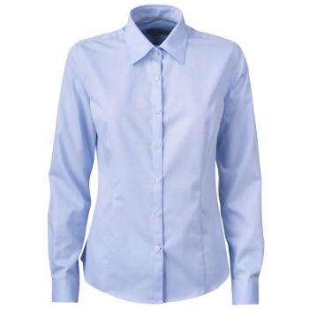 J. HARVEST & FROST Camicia Elegante Donna 50 Azurra con Bow Giallo