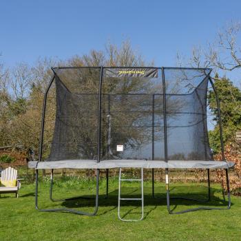 JumpKing 16ft Rectangular Combo Pro with Safety Enclosure