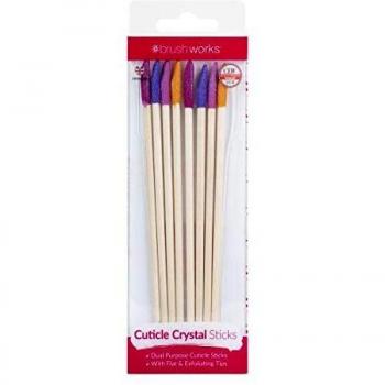 Brushworks Crystal Cuticle Sticks