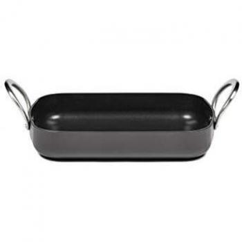 Rostat aluminiumspåse – Svart, anti‑klibbar 30 cm