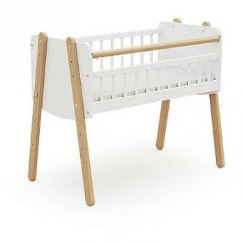 Cuna Colecho AT4: Madera Blanca + Haya – 40×80 cm