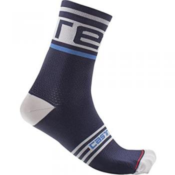 Calcetines Castelli Prologo 15 Azul Intenso Blanco para hombre