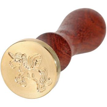 Handmade Wax Seal Stamp with Animal Patterns