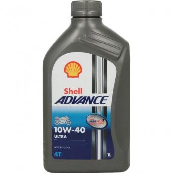 Huile 10W-40 Shell Advance Ultra 4T, 1L