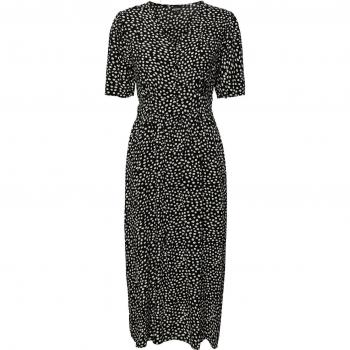 Pieces Midikleid mit Allover-Print Modell 'TALA', Größe S