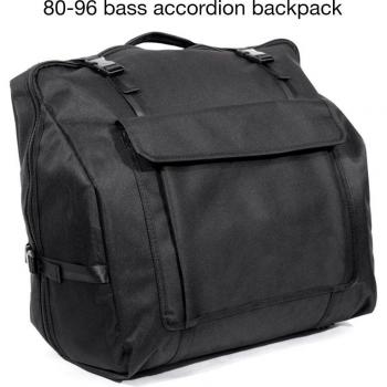 Funda de almacenamiento para acordeón, tela Oxford 1200D negra, acordeones de piano (48/60/72/80/96/120 bajos)