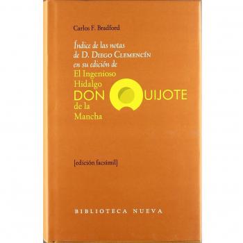 Índice de las notas de d. Diego clemencín en su edición de el ingenioso hidalgo don quijote (Tapa dura).