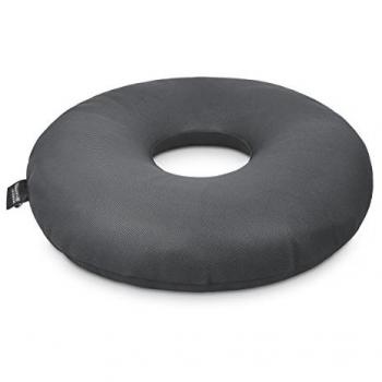 Transpirable Donut Puf 3D Gris