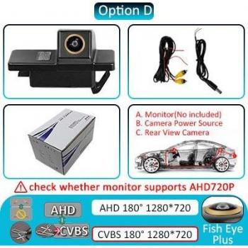 Naviunit 180° AHD 1920x1080P Rear View Camera with Trajectory Line for Nissan Qashqai