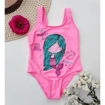 Cute Cartoon Mermaid Swimsuit