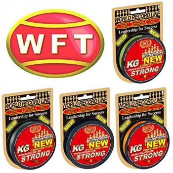 WFT Angelschnur geflochten 0,22mm 32kg Chartreuse 300m
