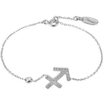 Elegant Sagittarius Zodiac Silver Ring