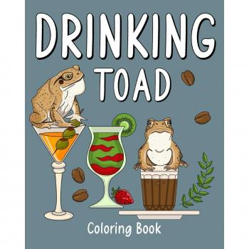 Drinking Toad Coloring Book