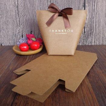 10-Pack Wedding Favor Kraft Bags