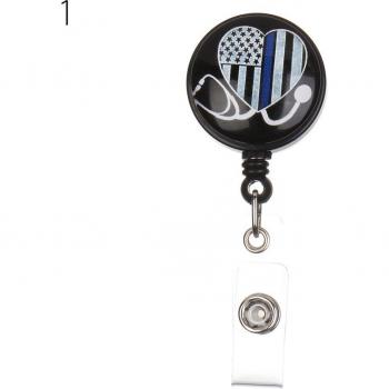Retractable Stethoscope ID Holder